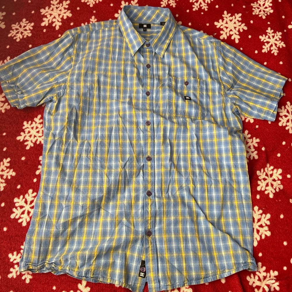 DC button up shirt